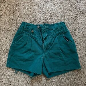 Rocky Mountain Green Denim Shorts